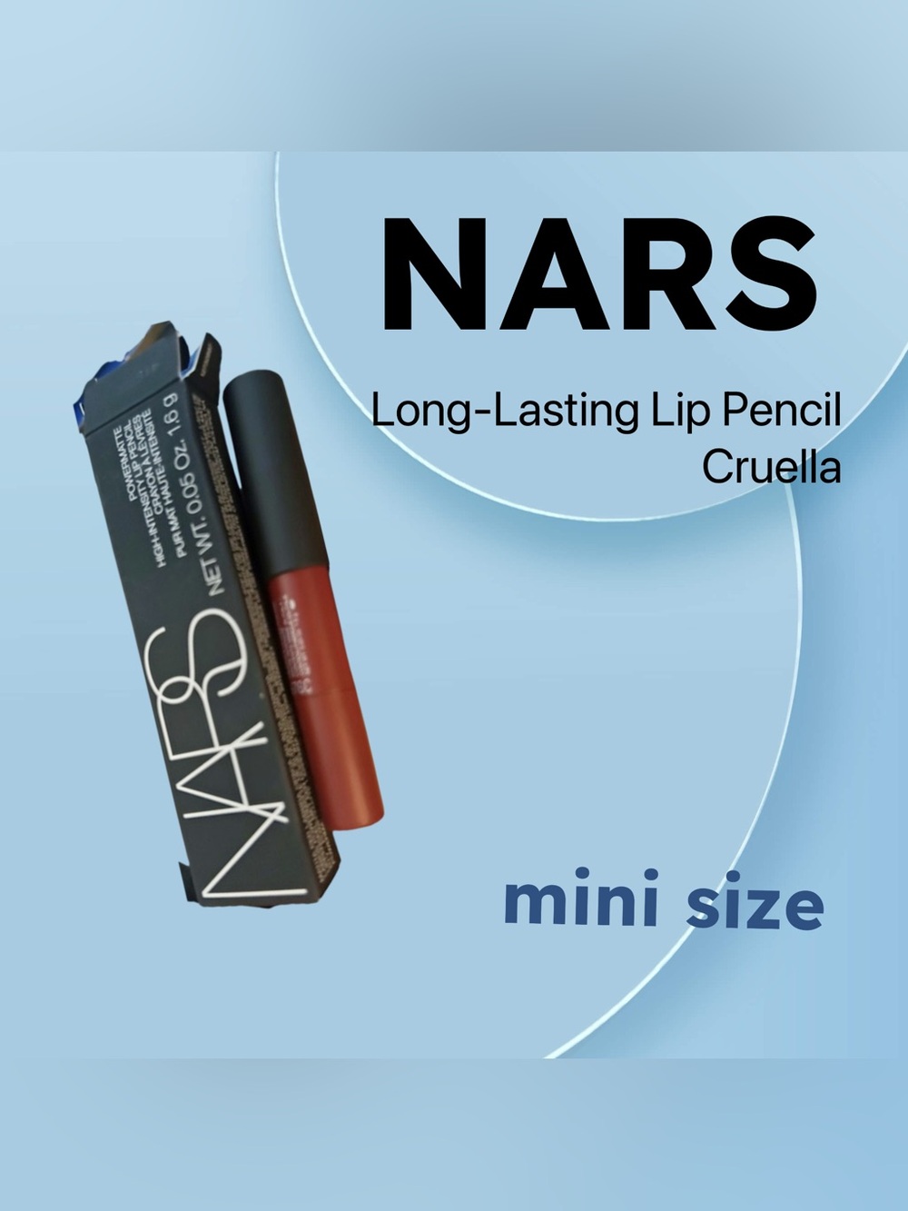 ⬇️🇺🇸🆕NIB NARS |MINI| Bold red High-Intensity Long-Lasting Matte Lip Pencil*